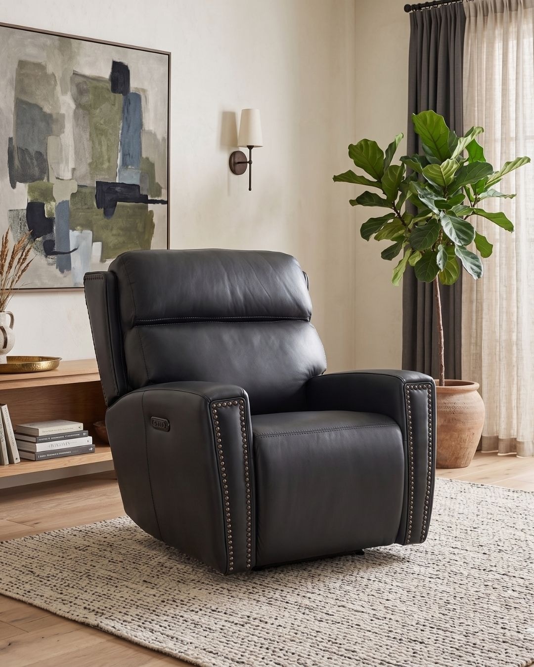 Jackson Leather Zero Gravity Power Recliner with Power Headrest